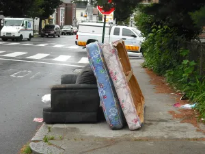 Bed on the Street